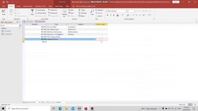 MIDTERM (MS ACCESS)
