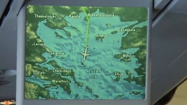 Полет Греческой авиакомпанией в Каламату, Греция. Greece