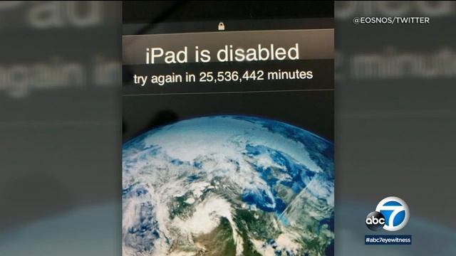 3-year-old locks dad's iPad for 49 years | ABC7