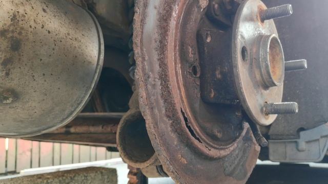 Corolla rear brake service