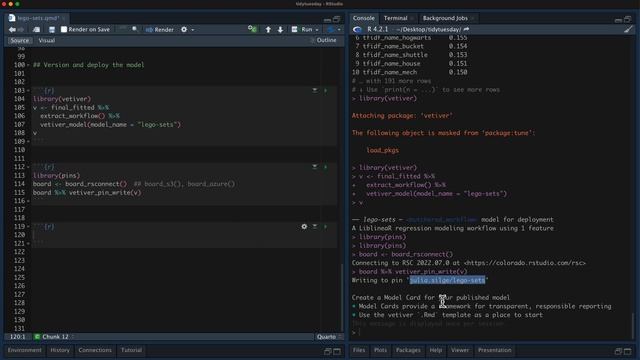 Deploy a model for LEGO sets with Docker