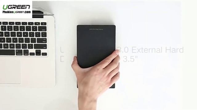 Hộp đựng ổ cứng 2.53.5 SATA USB 3.0 Ugreen 50423 Hỗ Trợ HDD 16TB