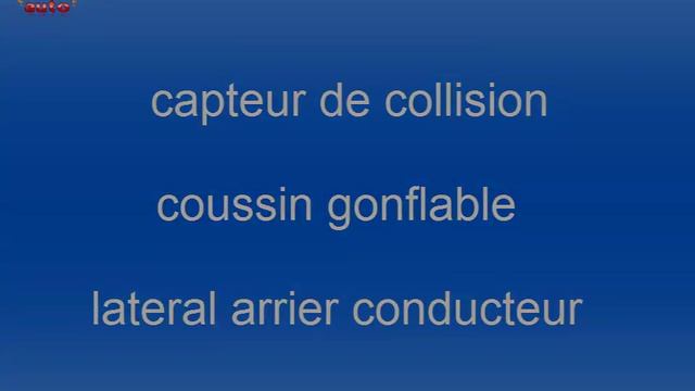position de capteur de collision coussin gonflable lateral arrier conducteur VW jetta 2015