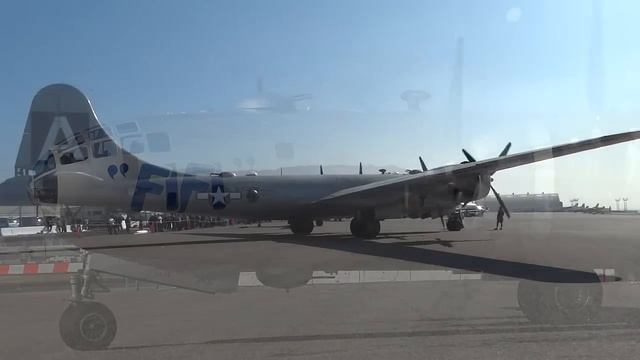 Запуск самолёта B-29 SuperFortress