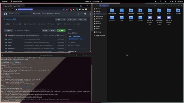 (GNOME 40) Installing + A Brief Overview of Pop!_OS Tiling
