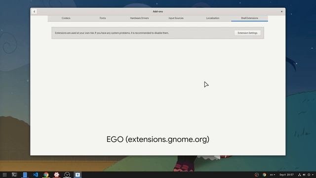 GNOME 3.34: Panel Extension adds Github auto-updates WIP