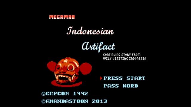 Mega Man Indonesian Artifact - Batik Man (Hari Merdeka)