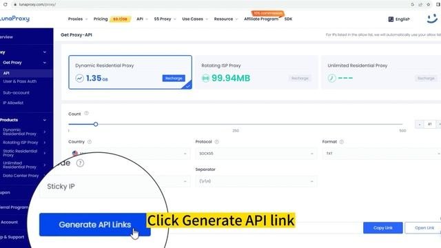 How to setup lunaproxy dynamic residential proxy in Brave browser?scraping with js or python!