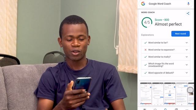 Improve your vocabulary with Google Word coach mini game