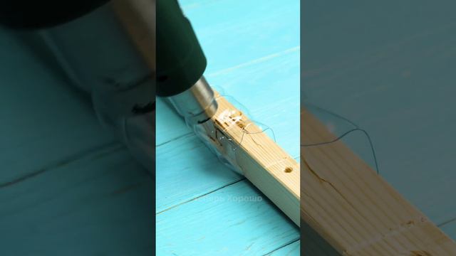 Ремонт стула феном