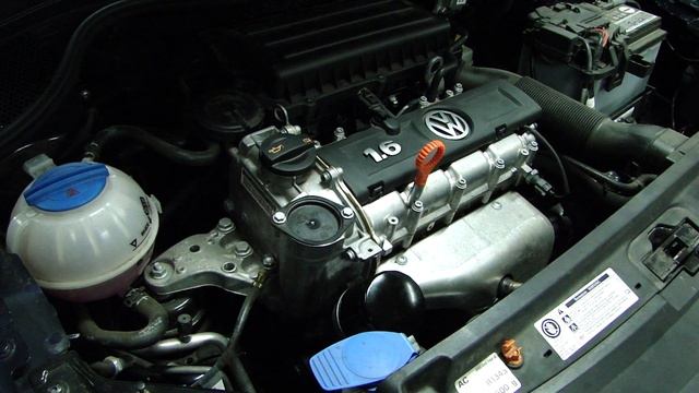Работа разогретого двигателя (CFNA) VW Polo Sedan (Часть 3)