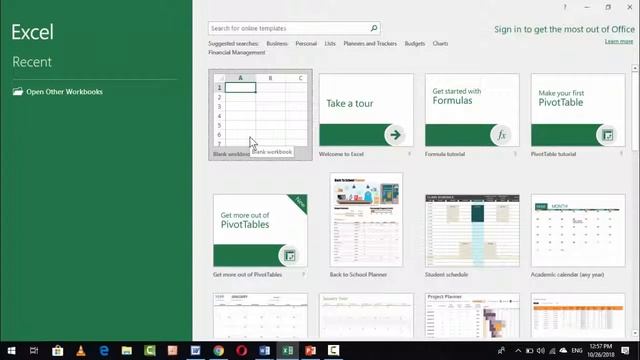 How to Disable MS Office 2016 Start Screen of Word, Excel, PowerPoint in Windows