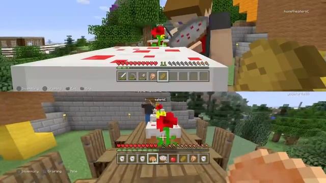 Minecraft: PlayStation®4 Edition THANKSGIVING SPECIAL! GIANT TURKEY PIXEL ART AND HUGE FEAST!
