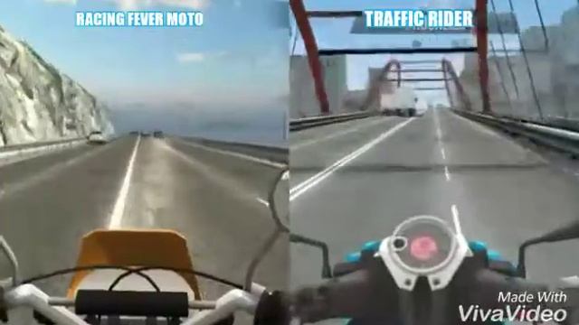 RACING FEVER MOTO VS TRAFFIC RIDER /BEST ANDROID BIKE RACING GAMES