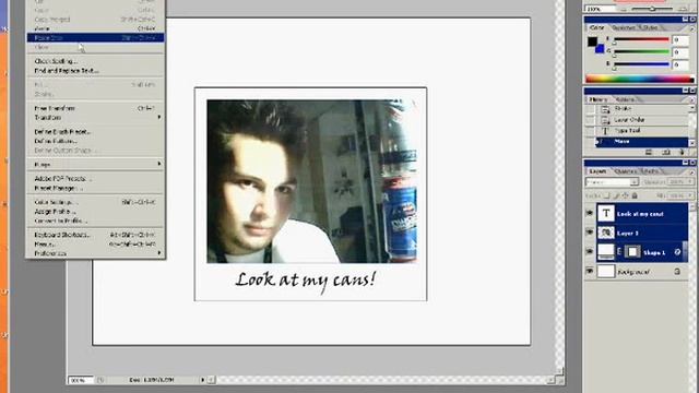 Polaroid Effects in Photoshop