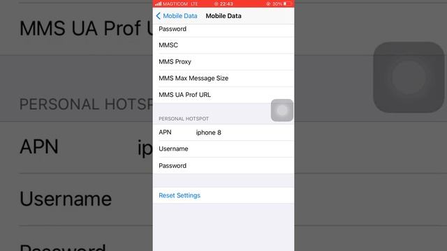 fix iphone hotspot internet sharing