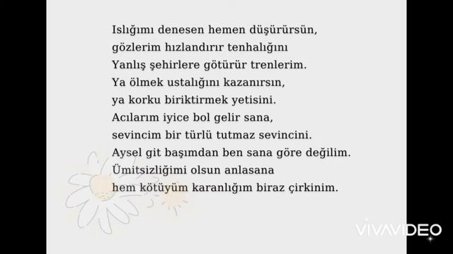 Aysel Git Başımdan-Atilla İlhan #atillailhan #şiir #şiirheryerde