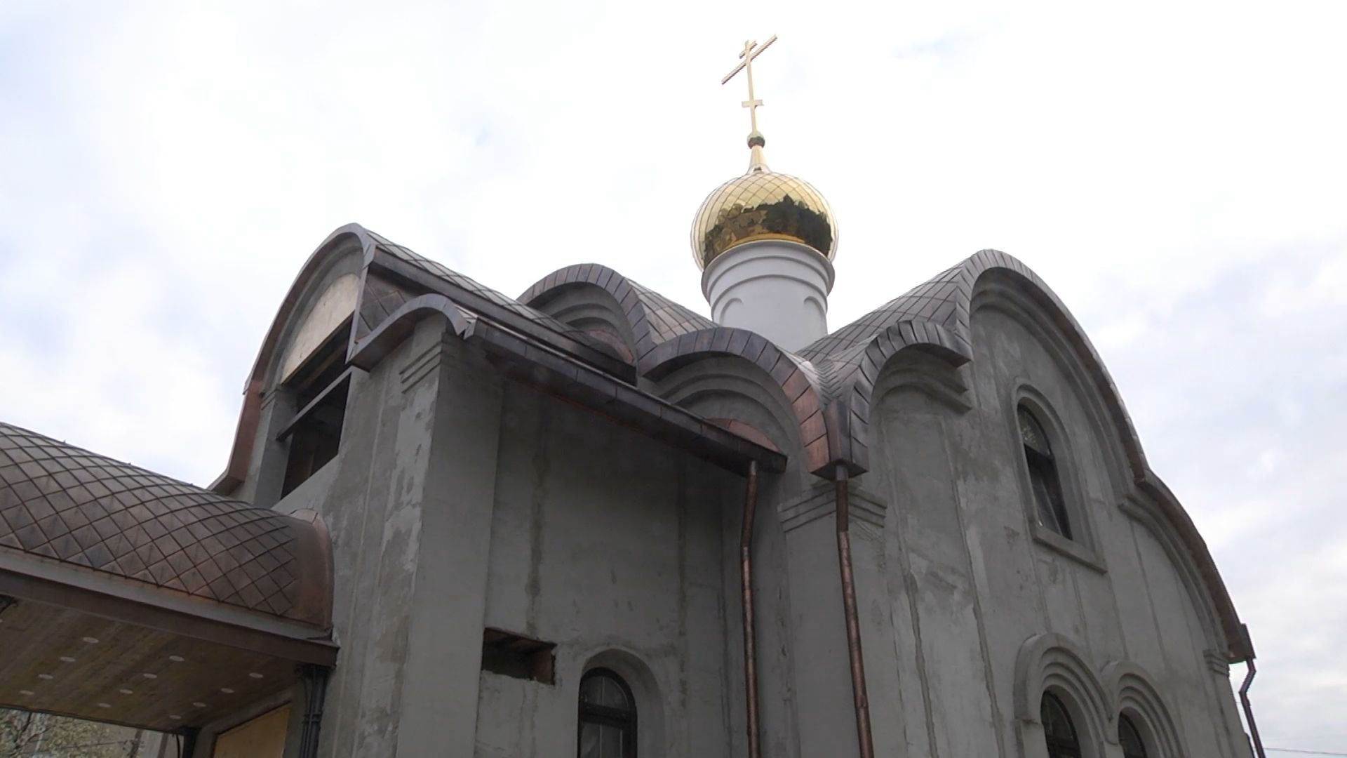 Первая Божественная литургия прошла в новом Георгиевском храме