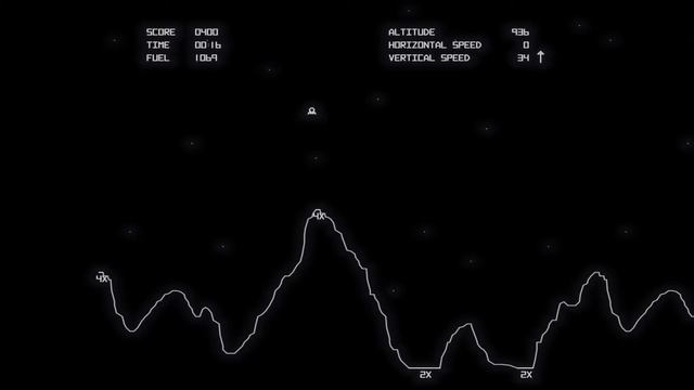 Space Jockey Trophy - Lunar Lander Arcade - Atari Flashback Classics vol.1
