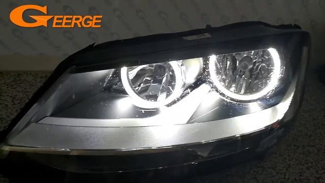 For Volkswagen VW Sharan 7N 2010 2011 2012 2013 2014 2015 Ultra bright SMD LED Angel Eyes halo ring