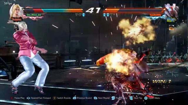Tekken 7 - Nina Vs. Yoshimitsu (Online/Tekken 6 Outfit Mod)