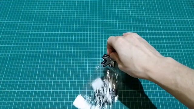Термоаппликации вышитые арт.TBY.S01.2 Звезды большие цв.серебро10 шт 47х47 мм