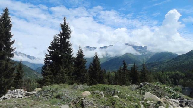 ГРУЗИЯ |2|- горы ,сванские башни, трекинги ,лошади ,водопад