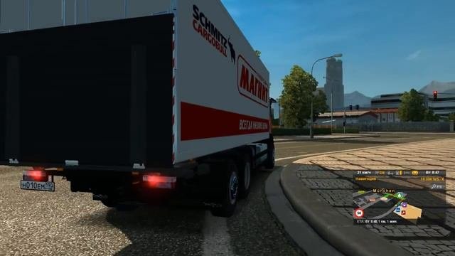 Euro Truck Simulator 2. Мод: MAN TGS Tandem. МАГНИТ. Ссылка в описании