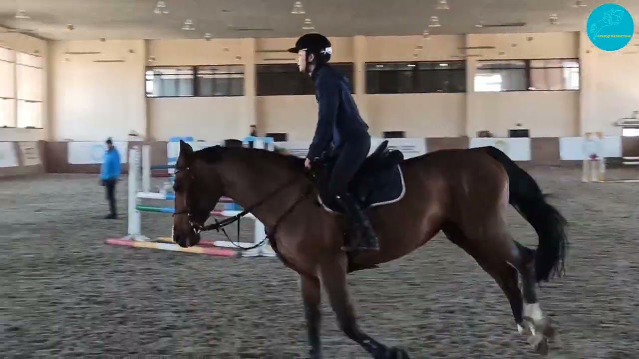 Нурила и Кандинский, Дайана и Гвенди, Бекжан и Фокстрот. 100 см. Almaty Horse&Polo Club. 19.03.2023