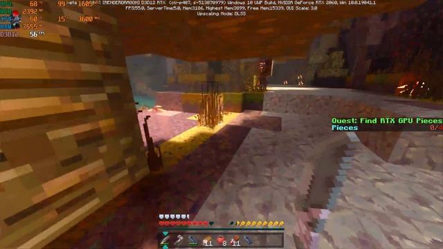 Minecraft RTX ON | i5 9300h + RTX 2060