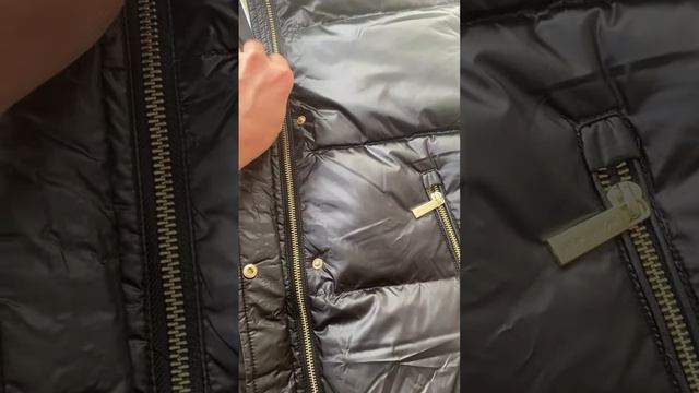 Обзор 77C6143M82 Куртка женская Michael Kors Faux Fur Trim Puffer Jacket Распаковка