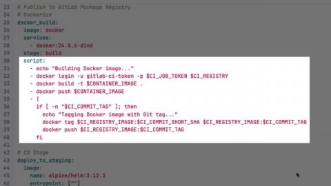 Build a complete CI/CD pipeline on GitLab CI using Docker, Helm, and EKS