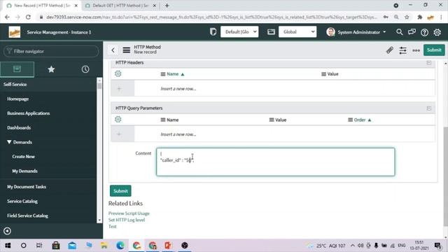 #4 Rest Outbound Integration in ServiceNow| Rest Message |Create an Incident in third party tool