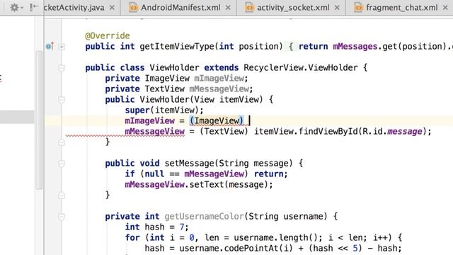 Chat App with Native Android and Socket.IO part 03