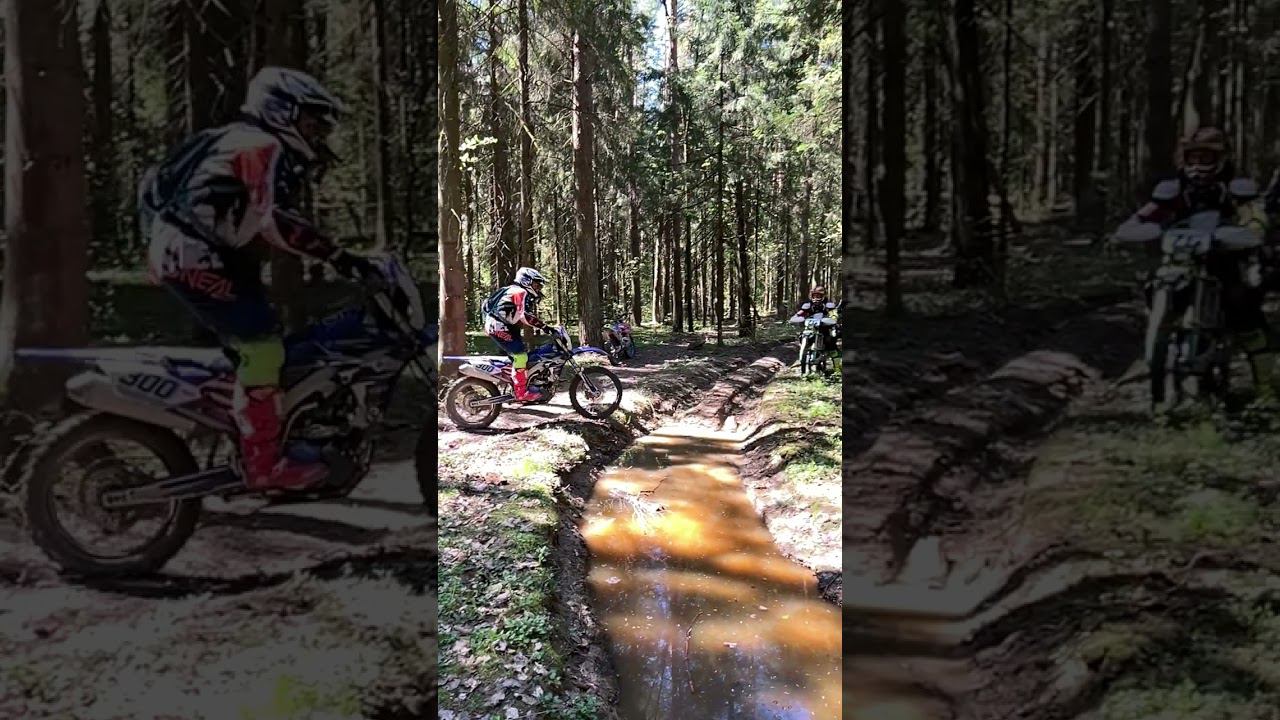 Прыжок через колеи #wr250f #эндуро #тренировка #enduro #dirtbike #эндурокросс #endurolife