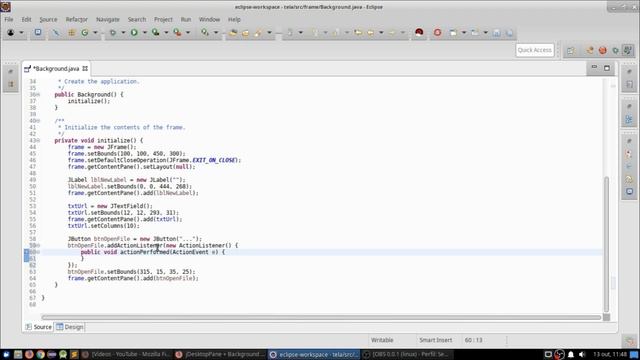 Salvando Plano de Fundo (Background) - Java Desktop part1