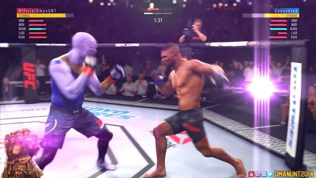 EA UFC 3: THANOS Showing Unlimited Power In THE UFC! EA Sports UFC 3 Online Gameplay