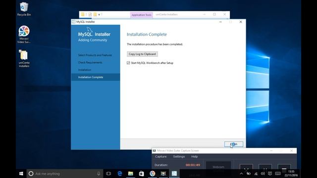 uniCenta's MySQL Workbench install