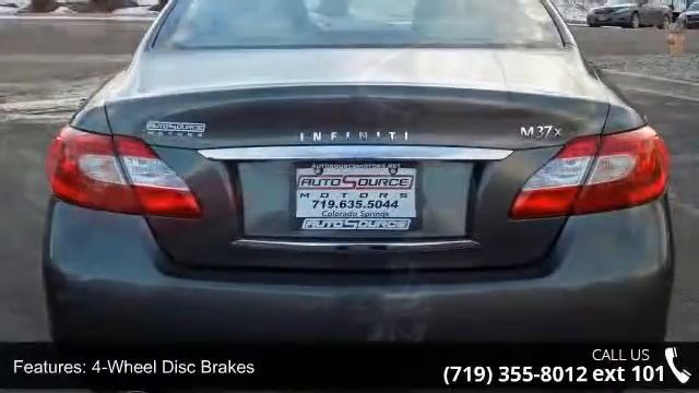 2012 Infiniti M37 X - AutoSource Motors Colorado Springs ...