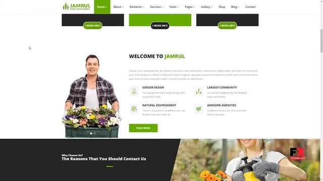 Jamrul - Landscaping WordPress Theme      Hank Noboru