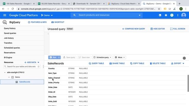 Google BigQuery Tutorial