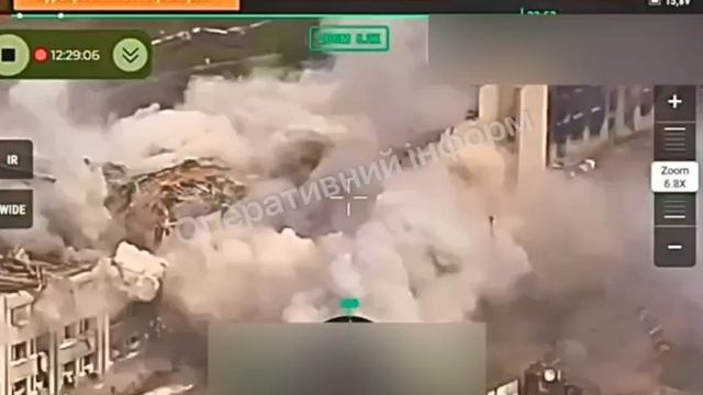 Украинские телеграм-каналы публикуют видел мощного взрыва в больнице Волчанска !!!