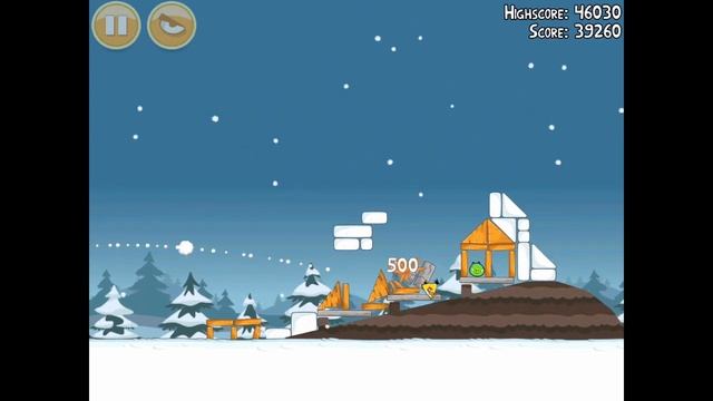Angry Birds Seasons Season's Greedings 1-19 Walkthrough Christmas 2011 3 Star
