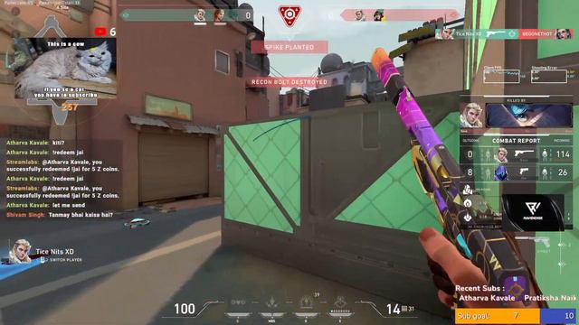 🔴 5 Stack Ranked with @insane7  || New Act || Valorant Live || !stand