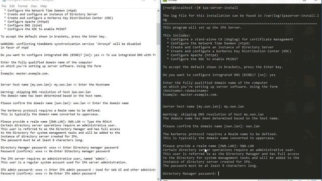Configure FreeIPA Server on Centos 7 | 2019