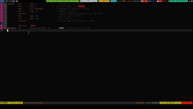 Automate assembly program in vim 2021 11 02 03:54:59