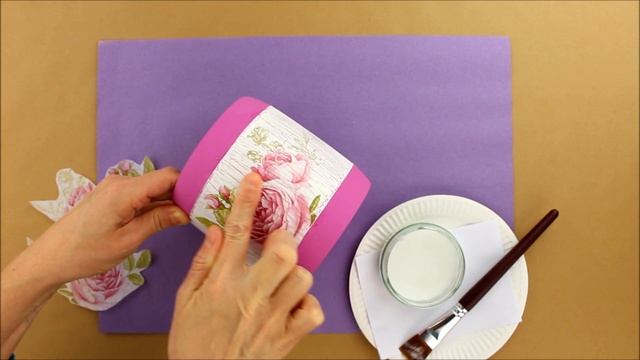 Decoupage Wooden Box - Painted Wooden Box - Decoupage Tutorial - Decoupage For Beginners