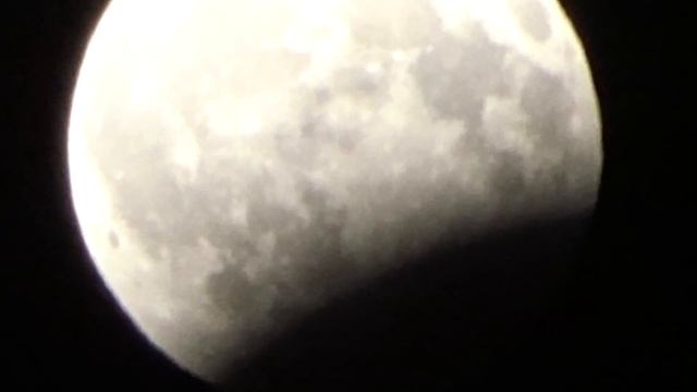Частичное затмение луны 07.08.2017