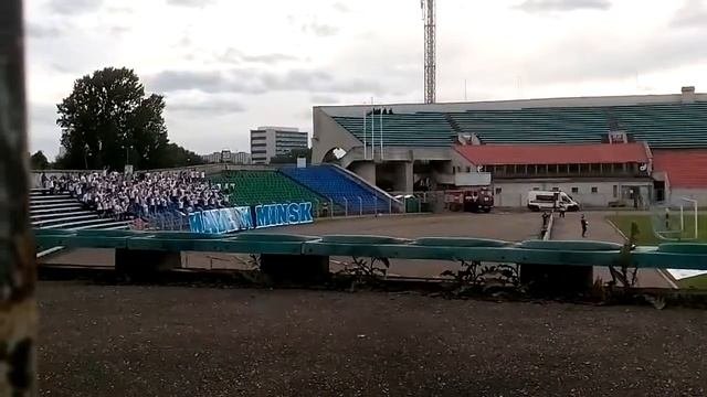 Футбольный стадион в Минске во время Матча. Часть 1.