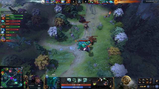 RU Team Spirit  - Fnatic - Dota 2 The International 2021 - Main Event  Day 2 - Game 1